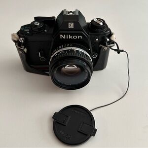 Nikon Black EM SLR Camera